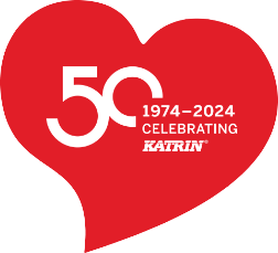 1974 - 2024 celebrating Katrin